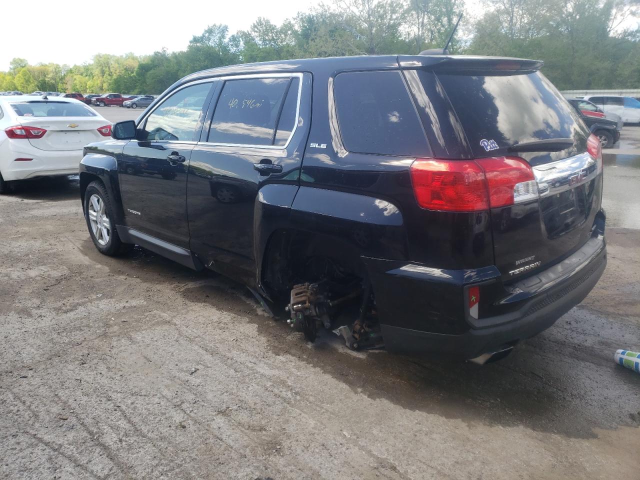 Photo 9 from auction – 2016 GMC TERRAIN SL with VIN 2GKFLSEK7G6300020