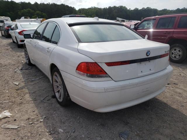 Photo 3 from auction – 2003 BMW 745 I with VIN WBAGL63443DP64919