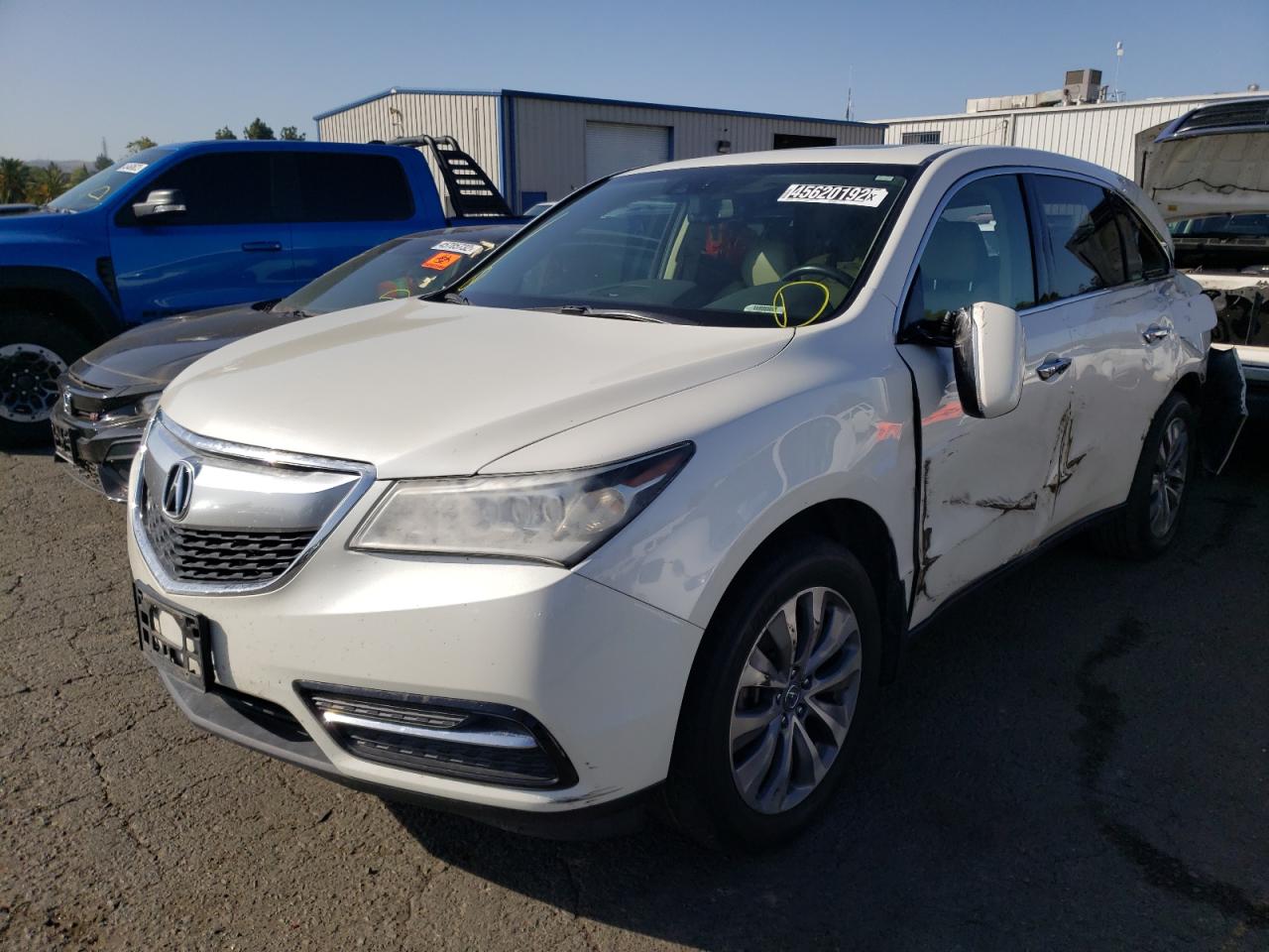 Photo 2 from auction – 2015 ACURA MDX TECHNO with VIN 5FRYD4H4XFB008153