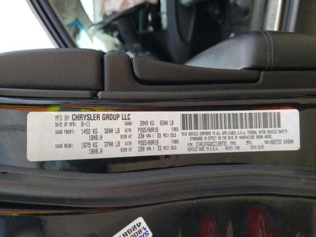 Photo 10 from auction – 2012 JEEP GRAND CHER with VIN 1C4RJFAG0CC139731