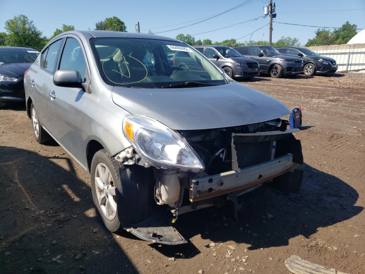 NISSAN VERSA S 2012 with VIN 3N1CN7AP9CL828836 - Photo from auction