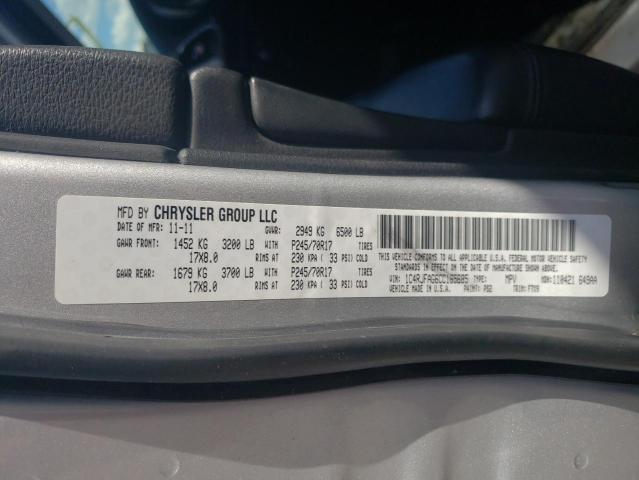 Photo 10 from auction – 2012 JEEP GRAND CHER with VIN 1C4RJFAG6CC165685