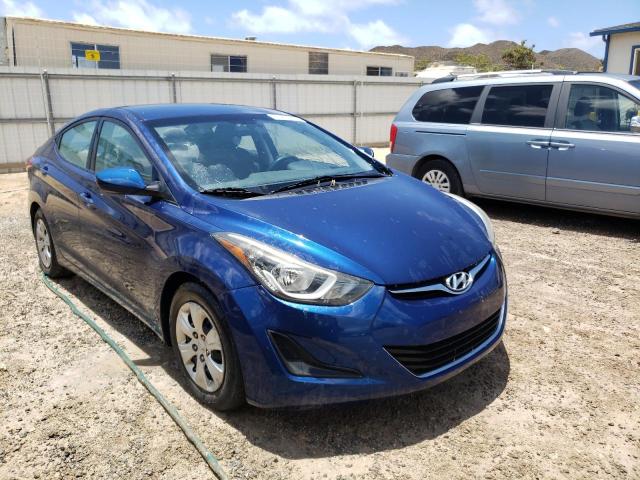 HYUNDAI ELANTRA SE 2016 with VIN 5NPDH4AE4GH740126 - Photo from auction