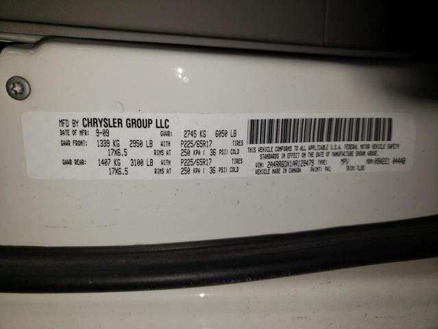 Photo 10 from auction – 2010 CHRYSLER TOWN & COU with VIN 2A4RR6DX1AR128479