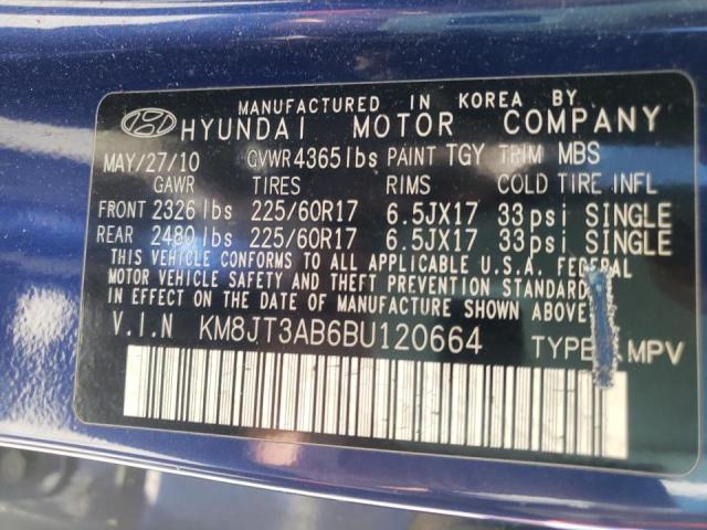 Photo 10 from auction – 2011 HYUNDAI TUCSON with VIN KM8JT3AB6BU120664