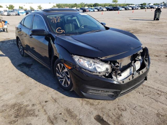 HONDA CIVIC EX 2017 with VIN 19XFC2F7XHE015822 - Photo from auction