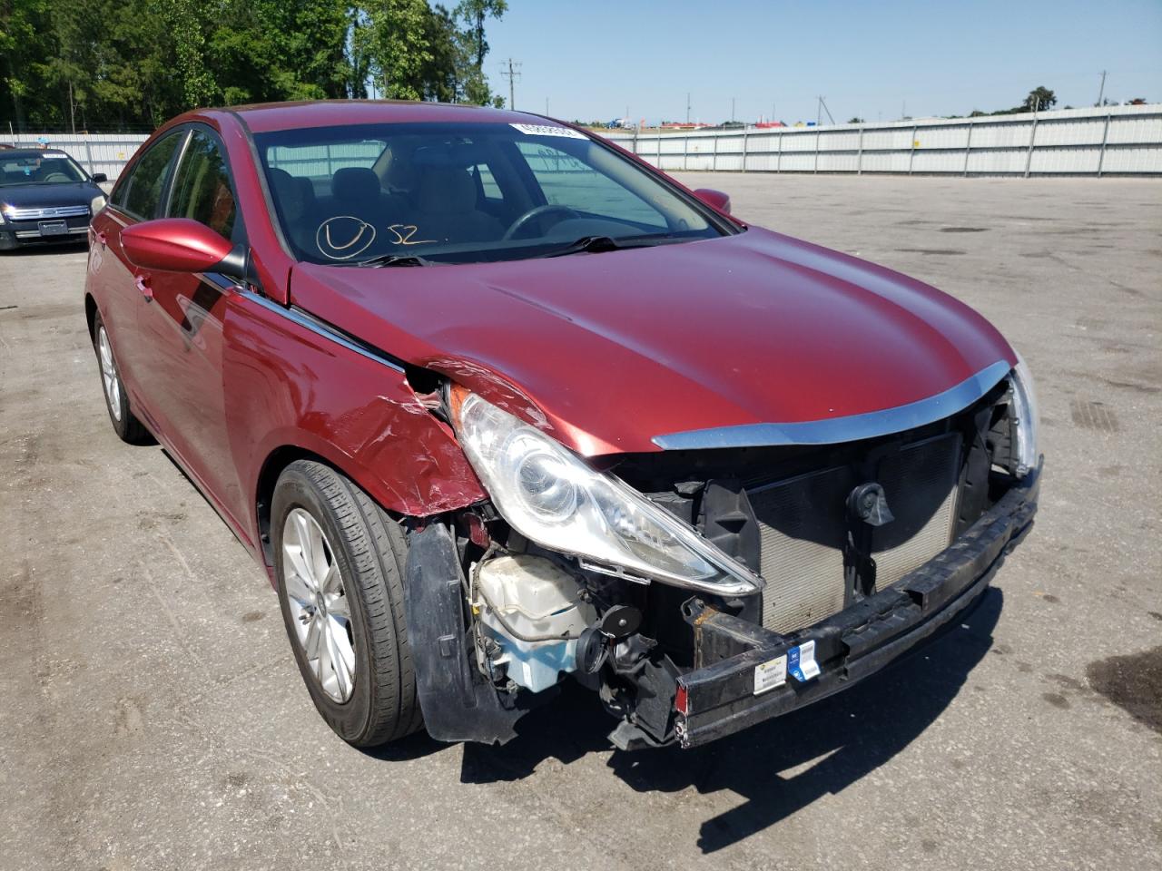 HYUNDAI SONATA GLS 2013 with VIN 5NPEB4AC4DH776074 - Photo from auction