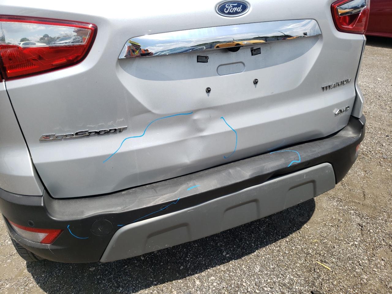 Photo 9 from auction – 2020 FORD ECOSPORT T with VIN MAJ6S3KLXLC358292
