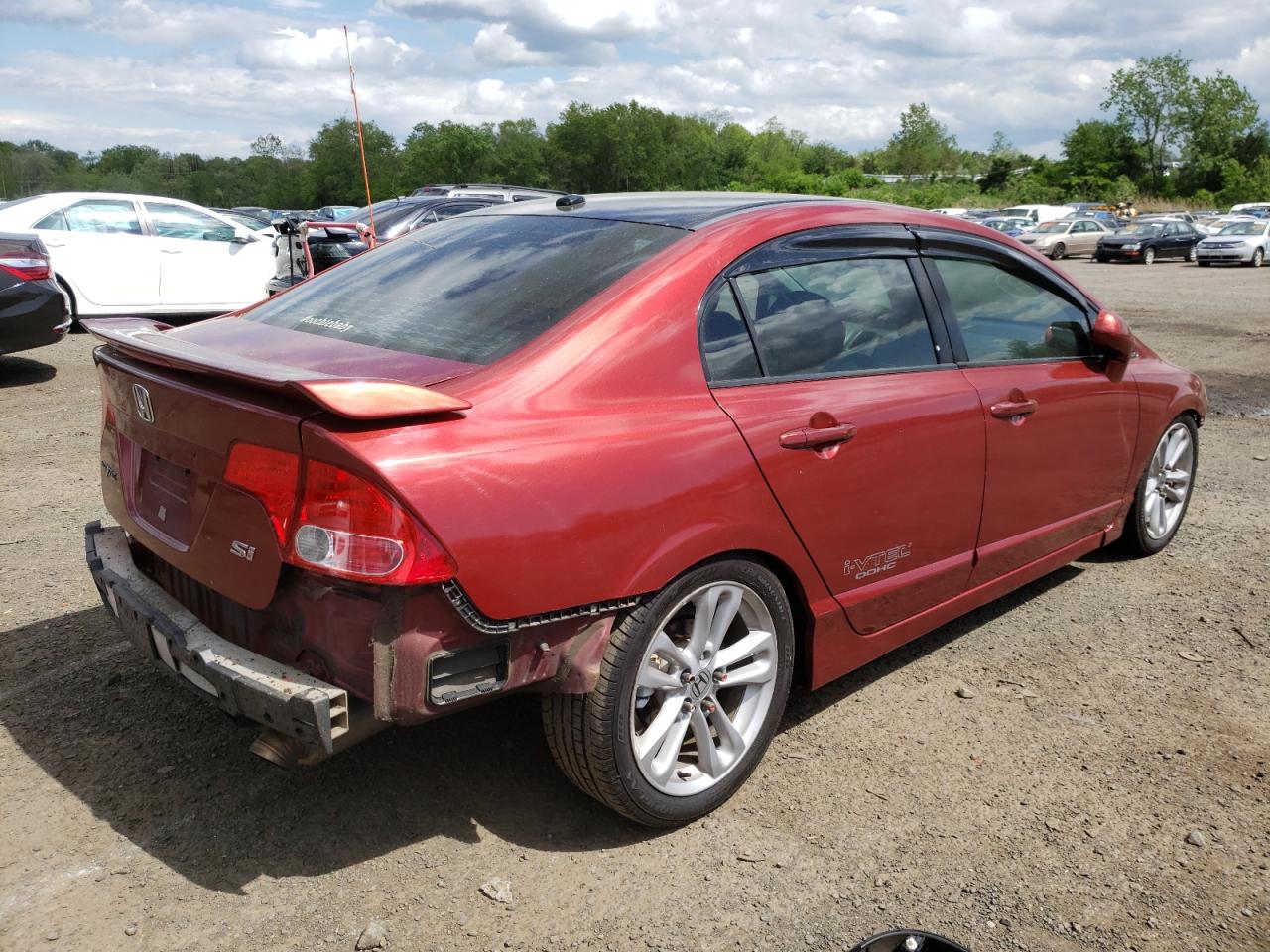Photo 4 from auction – 2007 HONDA CIVIC SI with VIN 2HGFA55537H706735