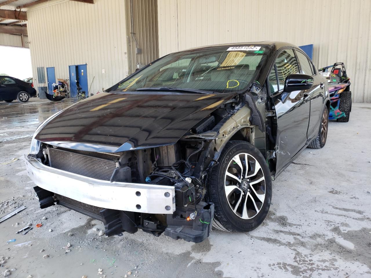Photo 2 from auction – 2014 HONDA CIVIC EX with VIN 2HGFB2F87EH541743