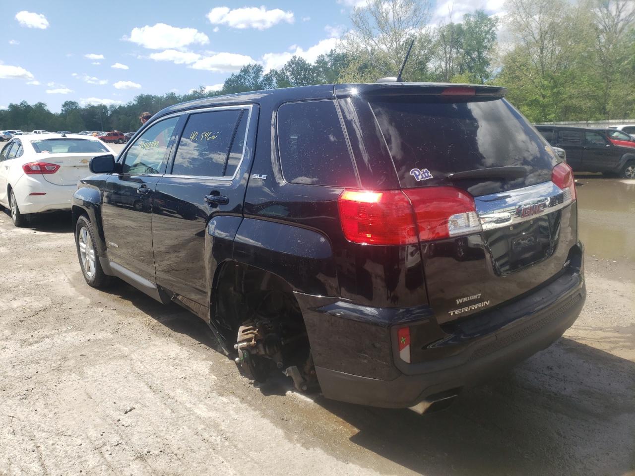 Photo 3 from auction – 2016 GMC TERRAIN SL with VIN 2GKFLSEK7G6300020