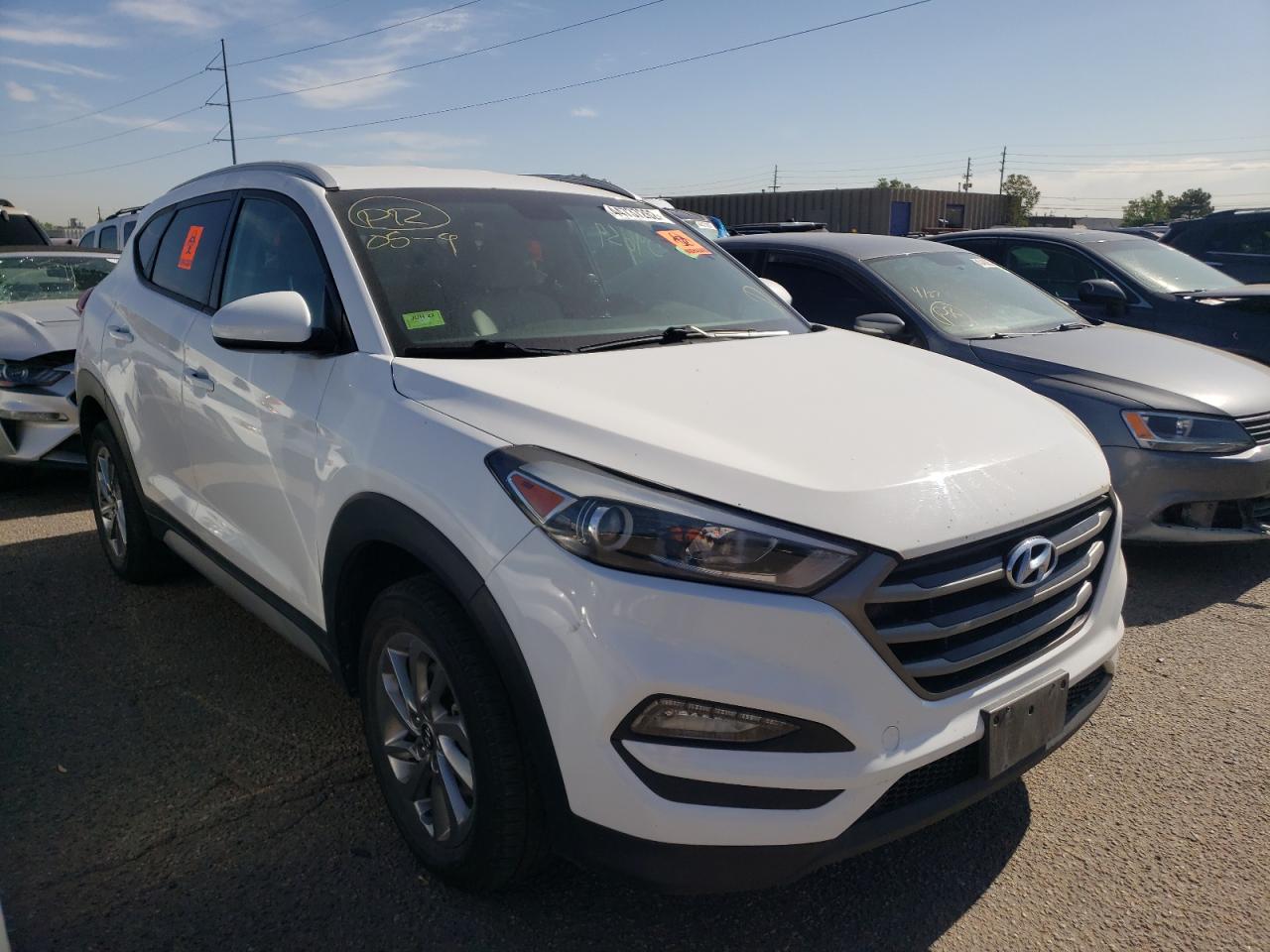 HYUNDAI TUCSON SEL 2018 with VIN KM8J3CA46JU707074 - Photo from auction