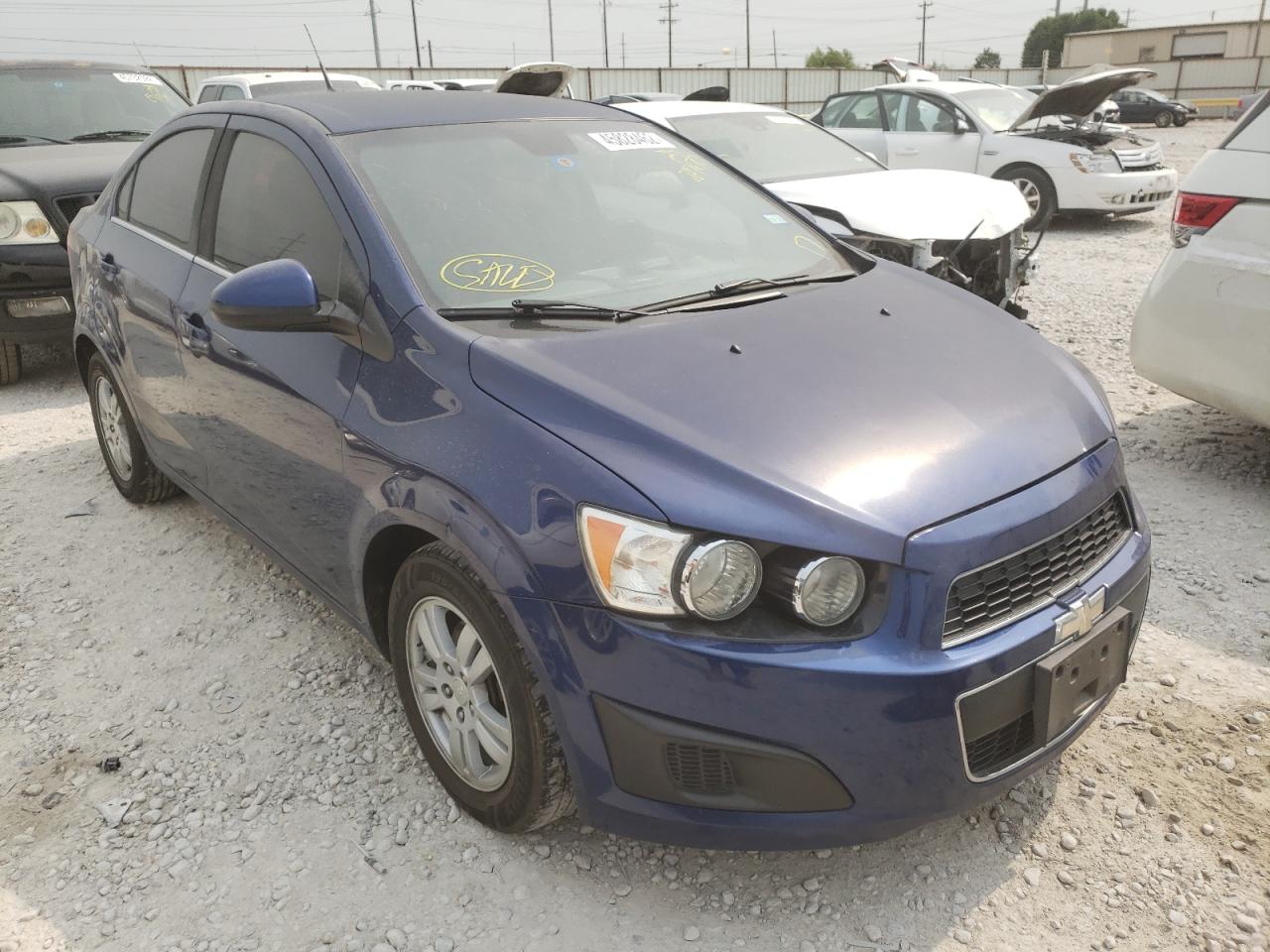 CHEVROLET SONIC LT 2014 with VIN 1G1JC5SHXE4227670 - Photo from auction