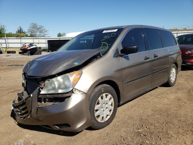 Photo 2 from auction – 2010 HONDA ODYSSEY LX with VIN 5FNRL3H28AB073111