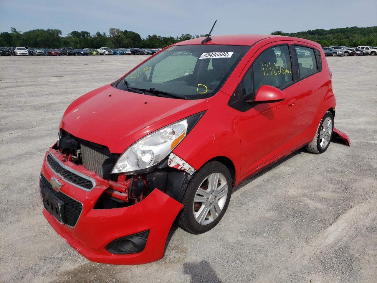 Photo 2 from auction – 2014 CHEVROLET SPARK 1LT with VIN KL8CD6S93EC515119