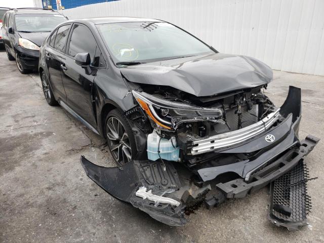 TOYOTA COROLLA SE 2021 with VIN 5YFS4MCE1MP063244 - Photo from auction