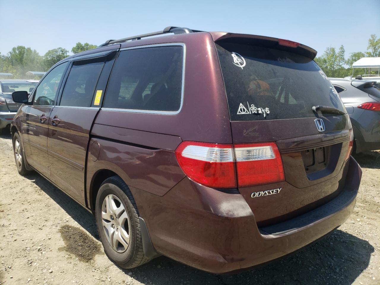 Photo 3 from auction – 2007 HONDA ODYSSEY EX with VIN 5FNRL38627B423876