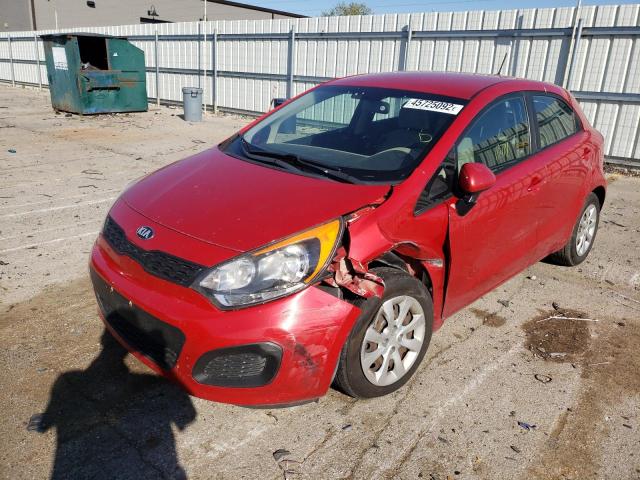 Photo 2 from auction – 2013 KIA RIO LX with VIN KNADM5A33D6191182