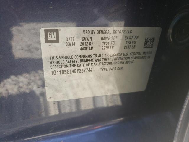Photo 10 from auction – 2014 CHEVROLET MALIBU LS with VIN 1G11B5SL4EF257744