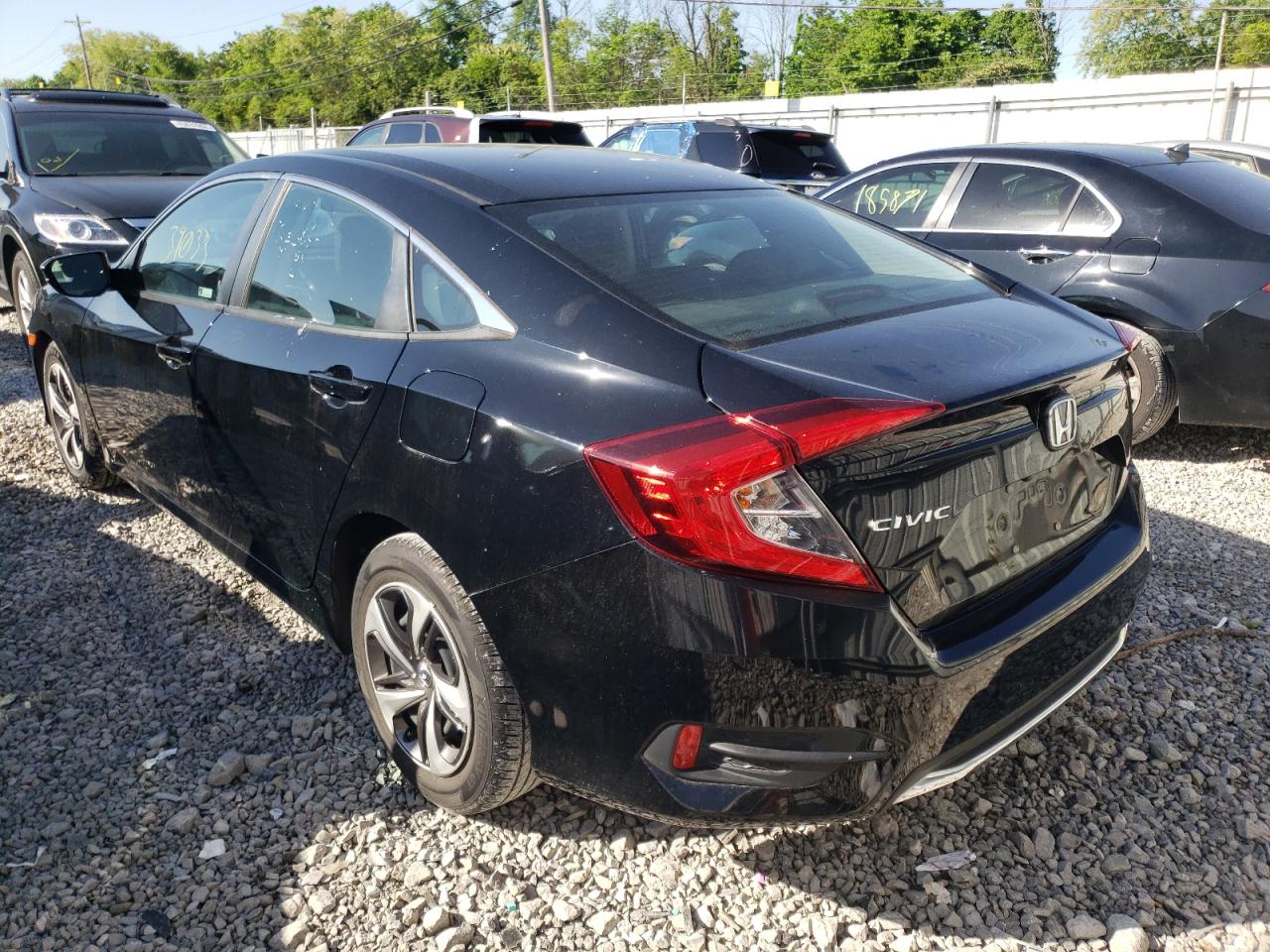 Photo 3 from auction – 2019 HONDA CIVIC LX with VIN 19XFC2F63KE028135