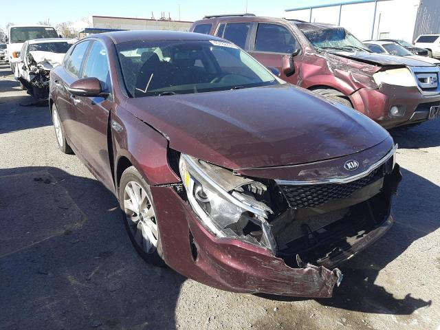 KIA OPTIMA LX 2016 with VIN 5XXGT4L34GG061315 - Photo from auction
