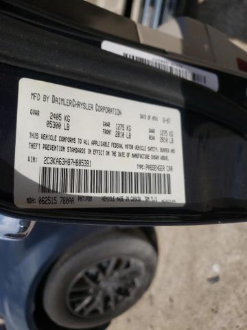 Photo 10 from auction – 2007 CHRYSLER 300C with VIN 2C3KA63H87H885391