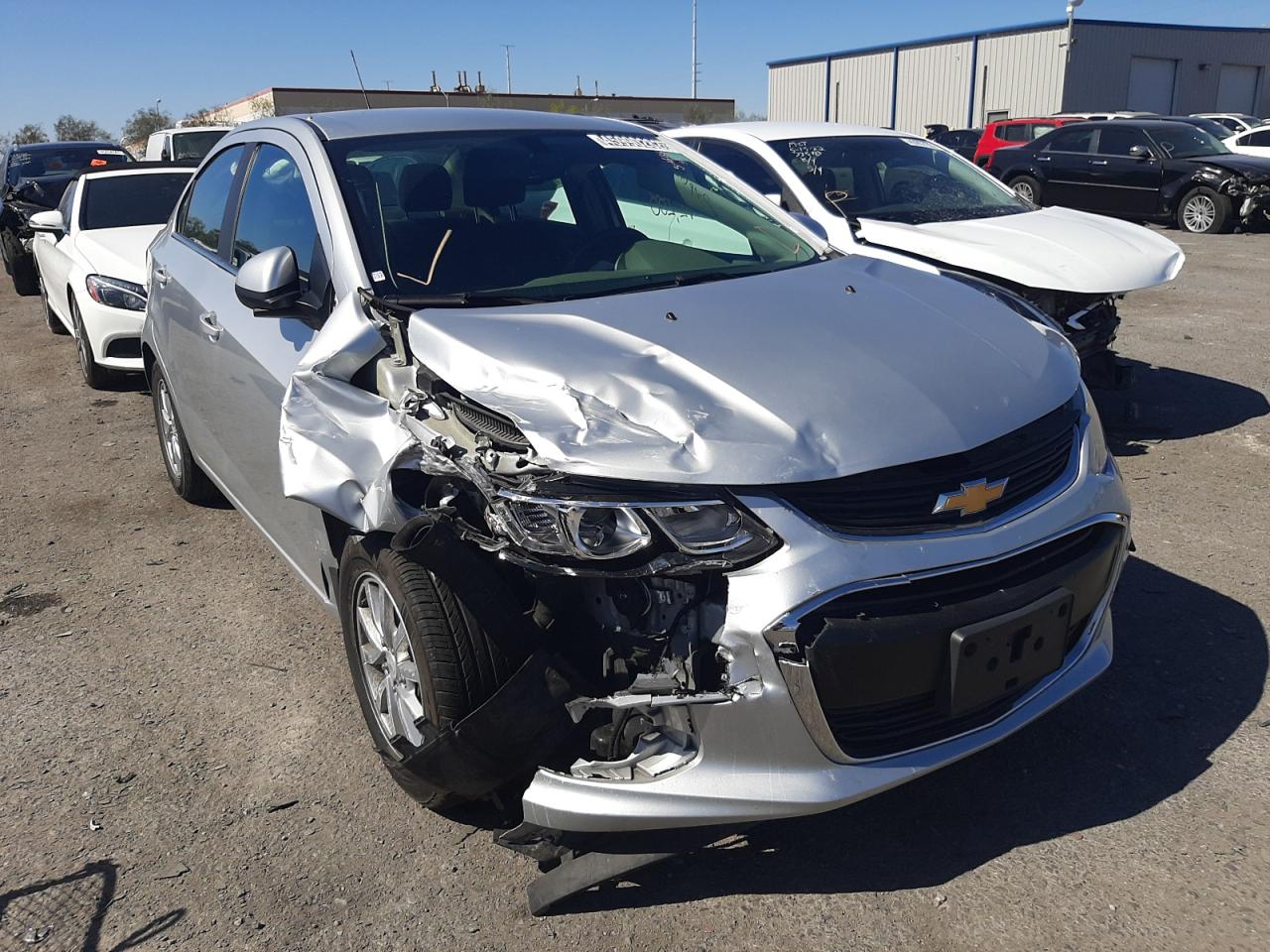 CHEVROLET SONIC LT 2019 with VIN 1G1JD5SB3K4113207 - Photo from auction
