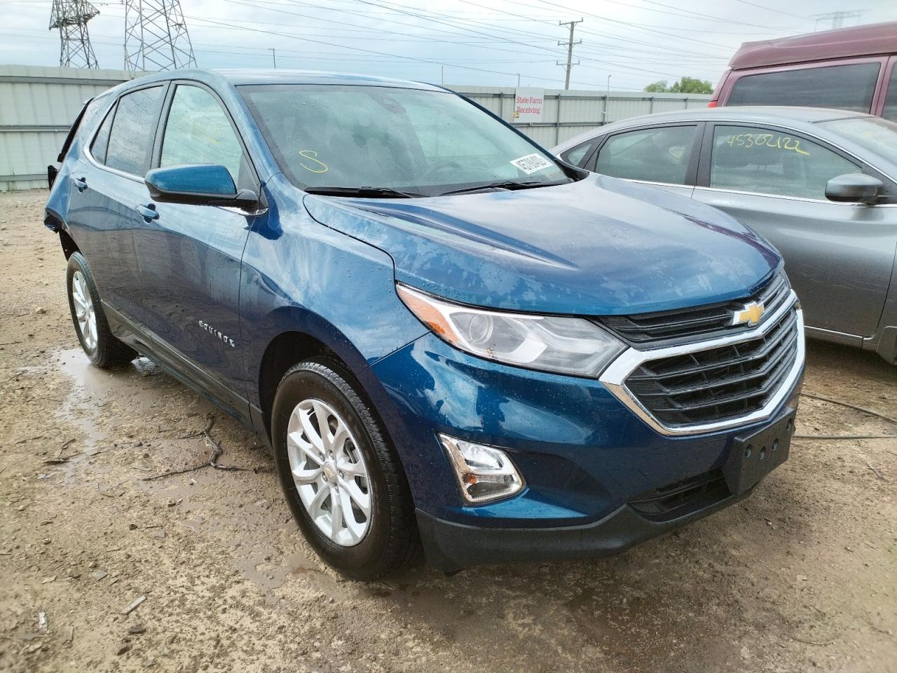 Photo 1 from auction – 2021 CHEVROLET EQUINOX LT with VIN 3GNAXUEV6ML332164