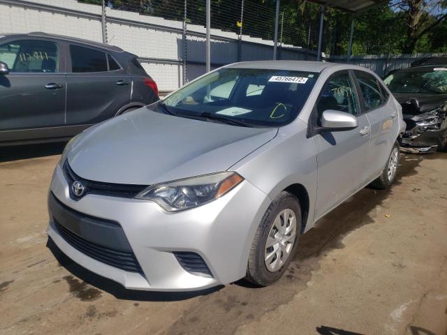 Photo 2 from auction – 2015 TOYOTA COROLLA L with VIN 2T1BURHE9FC472620