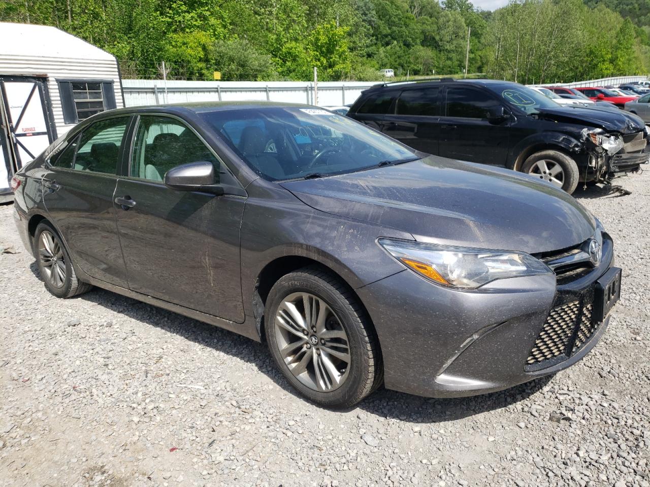 TOYOTA CAMRY LE 2017 with VIN 4T1BF1FK6HU411909 - Photo from auction