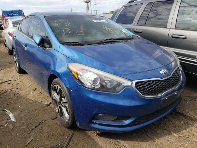 KIA FORTE EX 2014 with VIN KNAFX4A8XE5084689 - Photo from auction