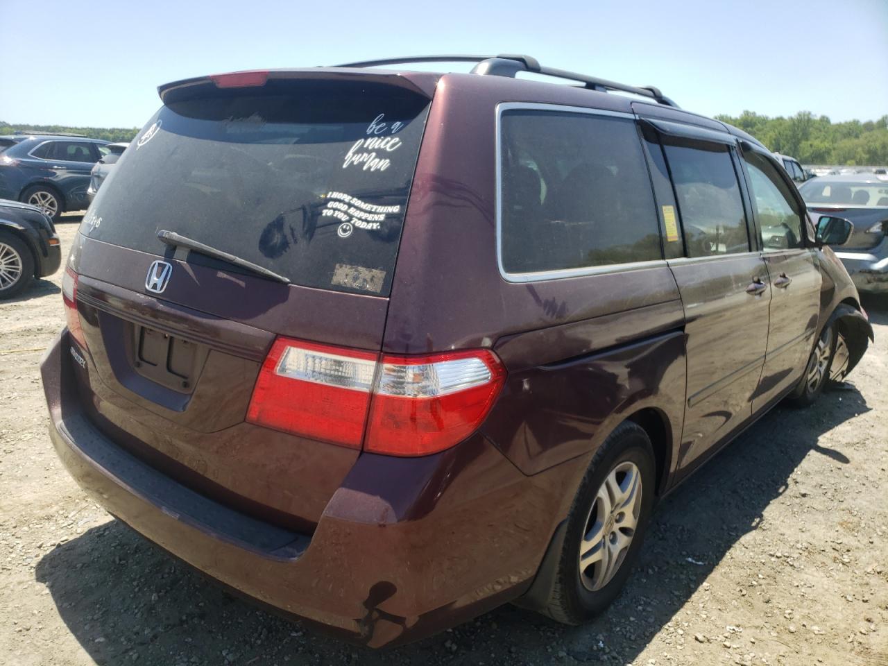 Photo 4 from auction – 2007 HONDA ODYSSEY EX with VIN 5FNRL38627B423876