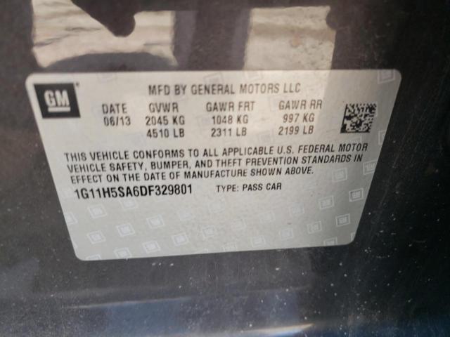 Photo 10 from auction – 2013 CHEVROLET MALIBU LTZ with VIN 1G11H5SA6DF329801