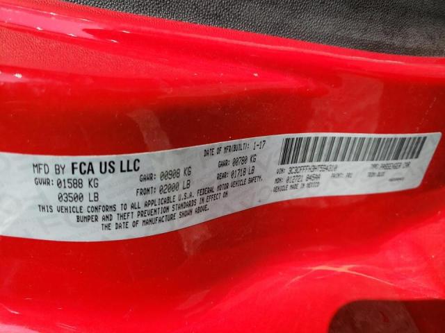 Photo 10 from auction – 2017 FIAT 500 ABARTH with VIN 3C3CFFFH3HT594310