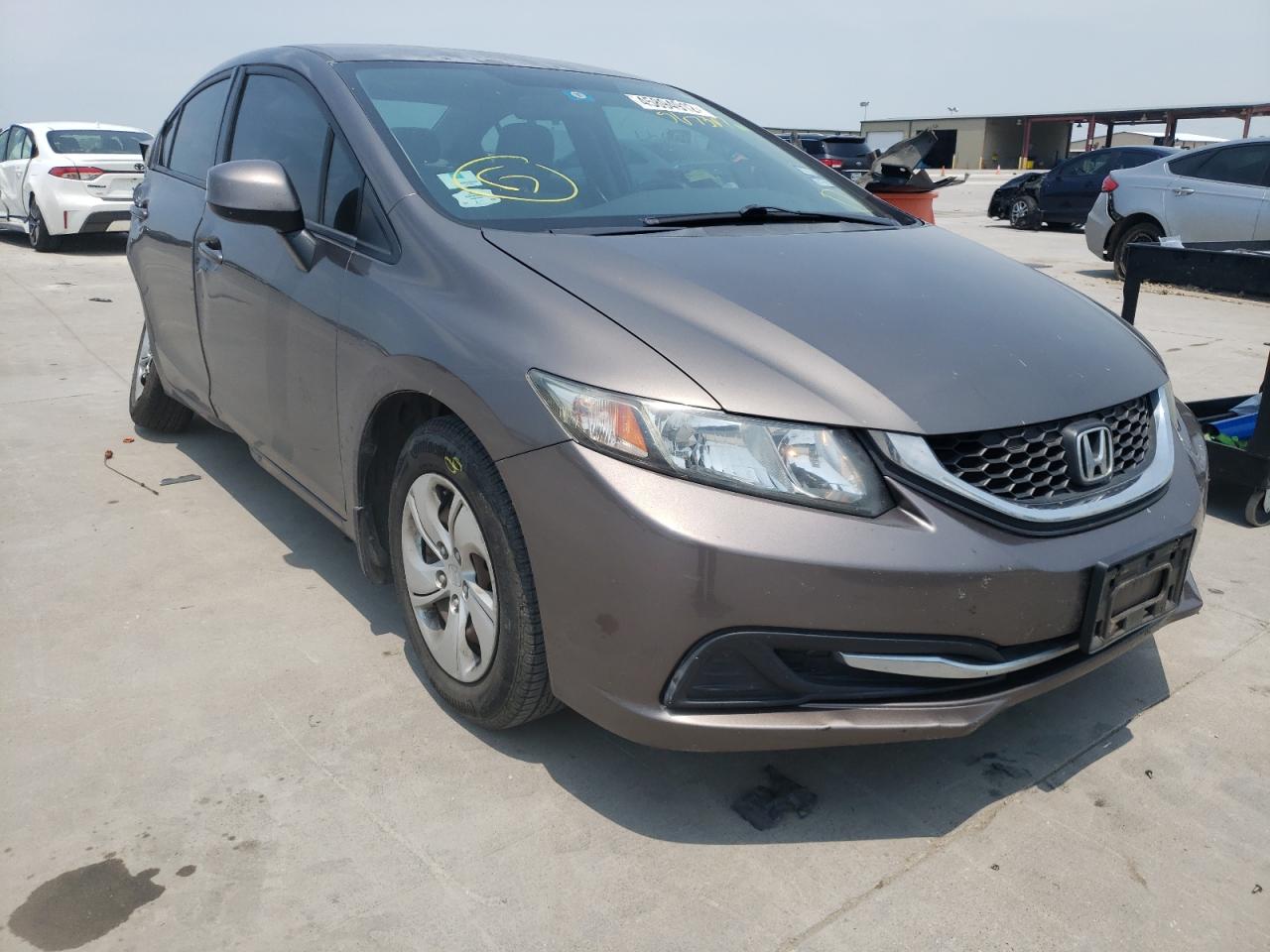 Photo 1 from auction – 2013 HONDA CIVIC LX with VIN 2HGFB2F51DH567307