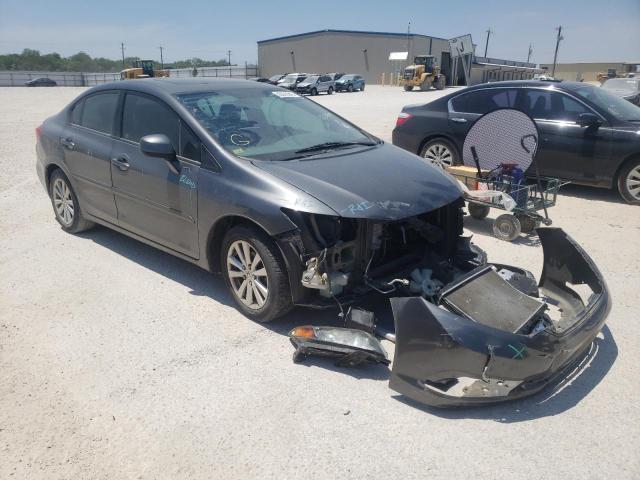 HONDA CIVIC EXL 2012 with VIN 2HGFB2F92CH595313 - Photo from auction
