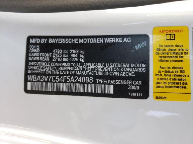 Photo 10 from auction – 2015 BMW 428 I SULE with VIN WBA3V7C54F5A24098