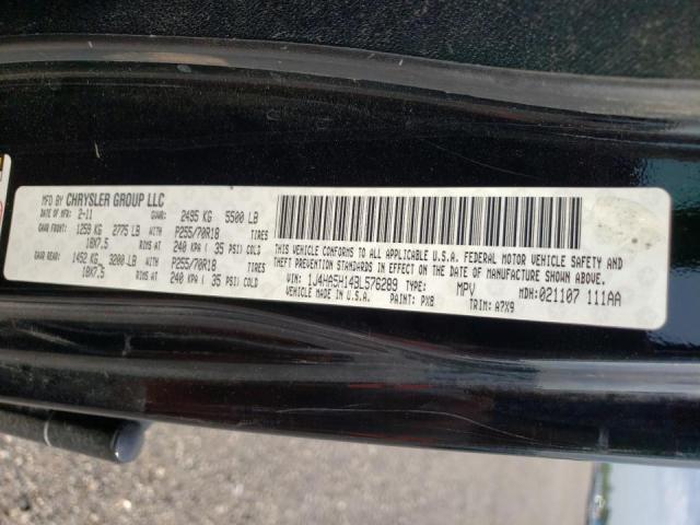 Photo 10 from auction – 2011 JEEP WRANGLER U with VIN 1J4HA5H14BL576289