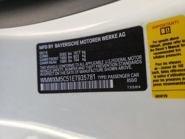 Photo 10 from auction – 2014 MINI COOPER with VIN WMWXM5C51ET935781