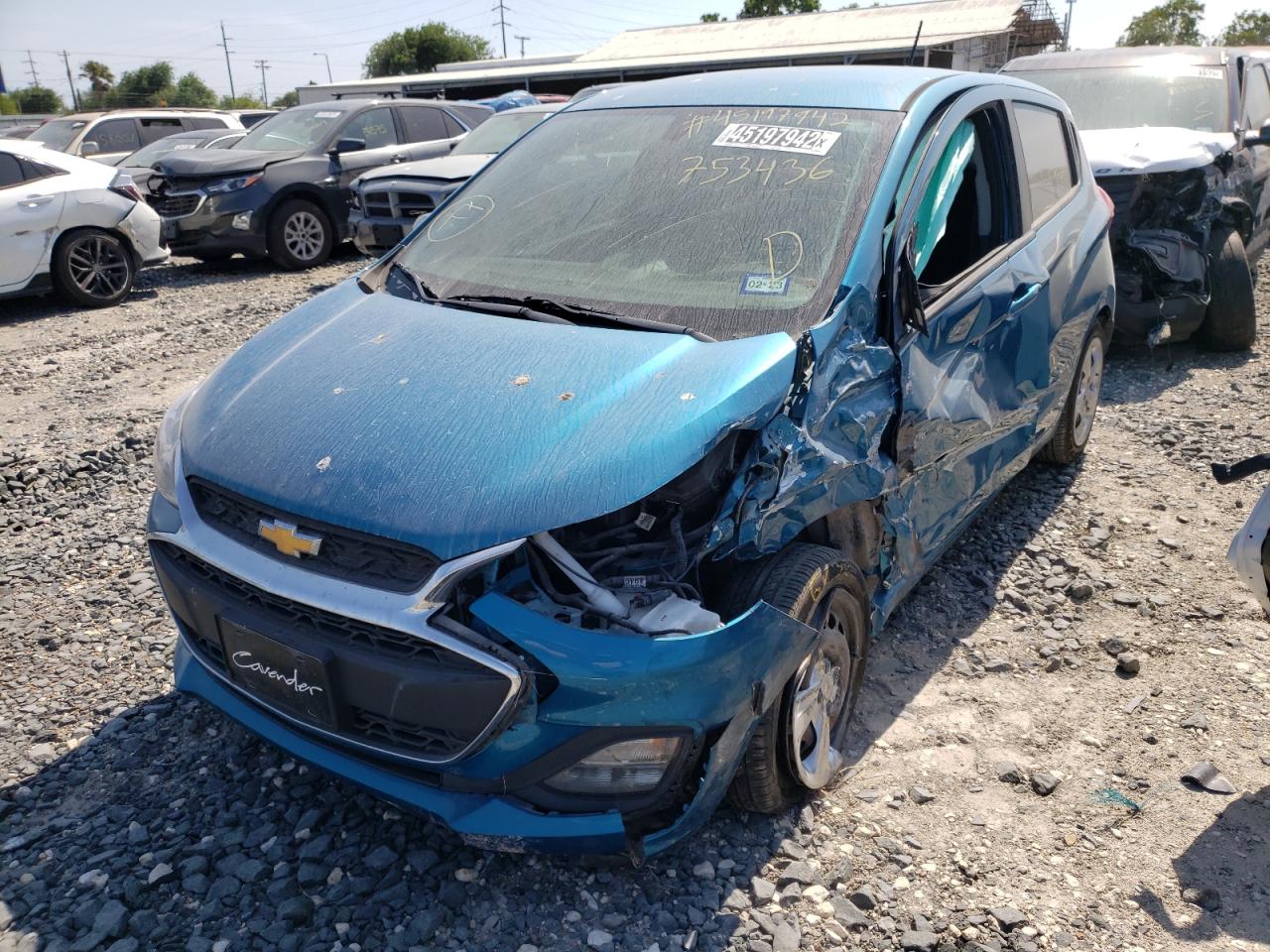 Photo 2 from auction – 2019 CHEVROLET SPARK LS with VIN KL8CB6SA5KC753436