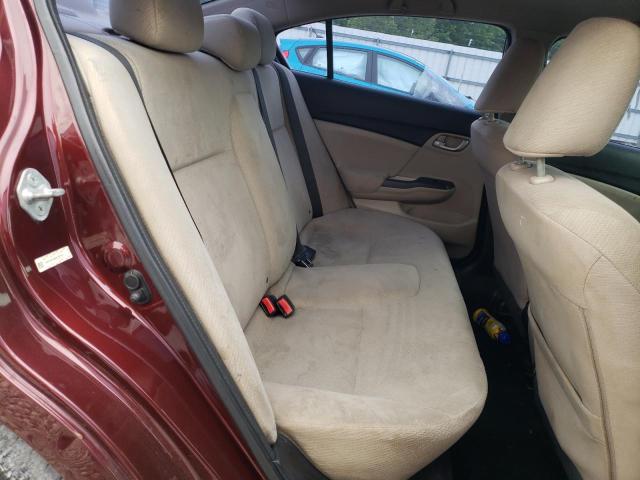 Photo 6 from auction – 2013 HONDA CIVIC LX with VIN 19XFB2F56DE232182