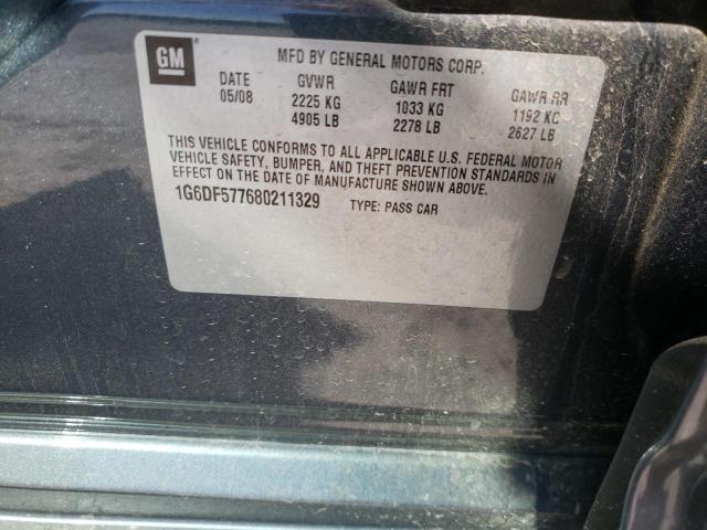 Photo 10 from auction – 2008 CADILLAC CTS with VIN 1G6DF577680211329