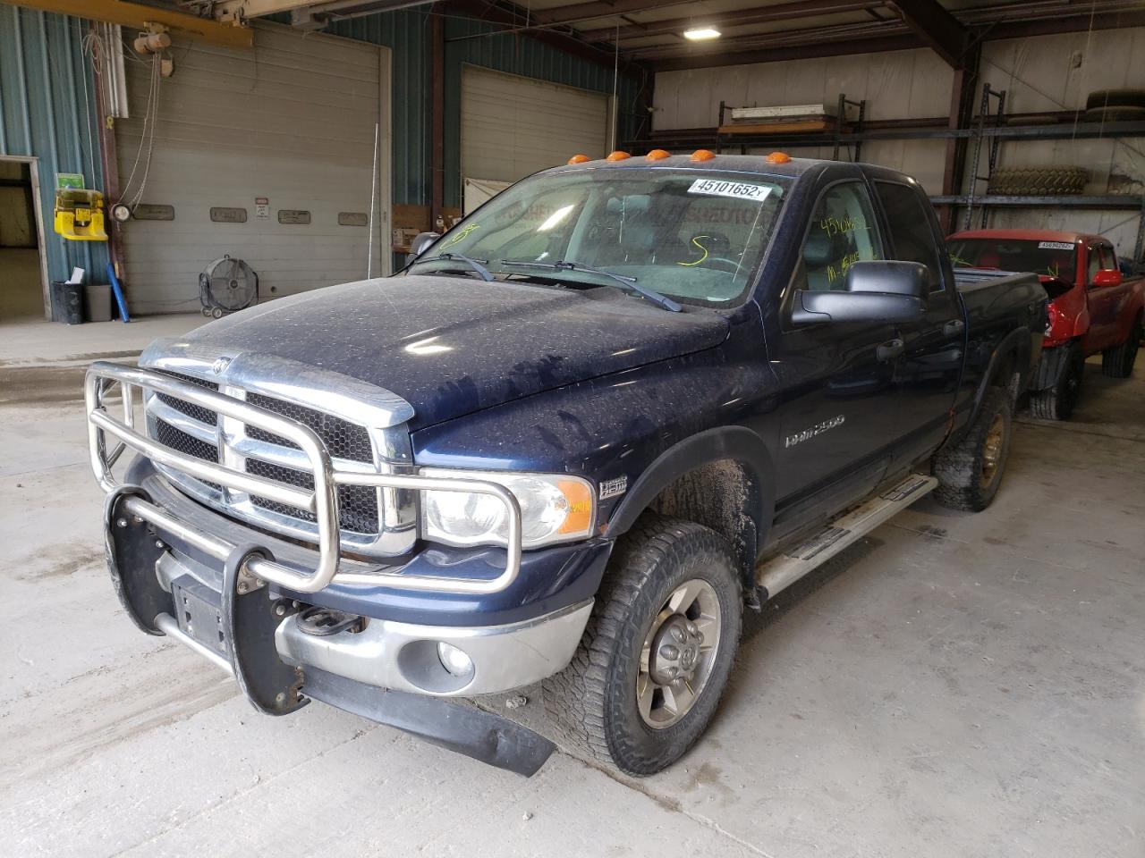 Photo 2 from auction – 2005 DODGE RAM 2500 S with VIN 3D7KS28D05G837345