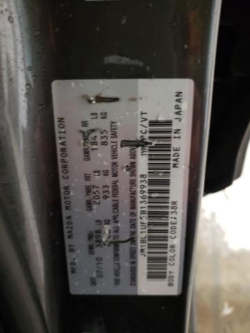 Photo 10 from auction – 2011 MAZDA 3 I with VIN JM1BL1UF5B1369938