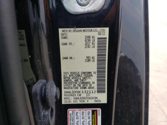 Photo 10 from auction – 2013 NISSAN ALTIMA S with VIN 1N4AL2EP1DC132112