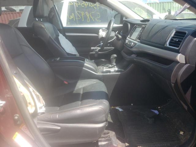 Photo 5 from auction – 2016 TOYOTA HIGHLANDER with VIN 5TDJKRFHXGS262003