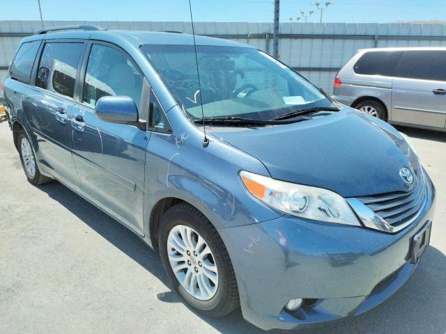 TOYOTA SIENNA XLE 2014 with VIN 5TDYK3DC7ES412262 - Photo from auction