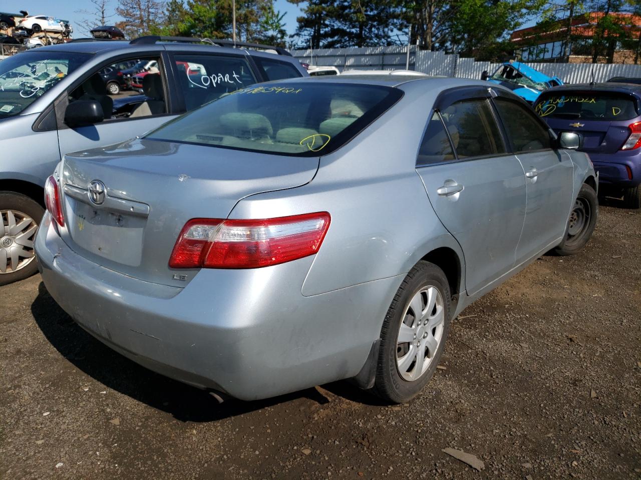 Photo 4 from auction – 2007 TOYOTA CAMRY CE with VIN JTNBE46K173034835