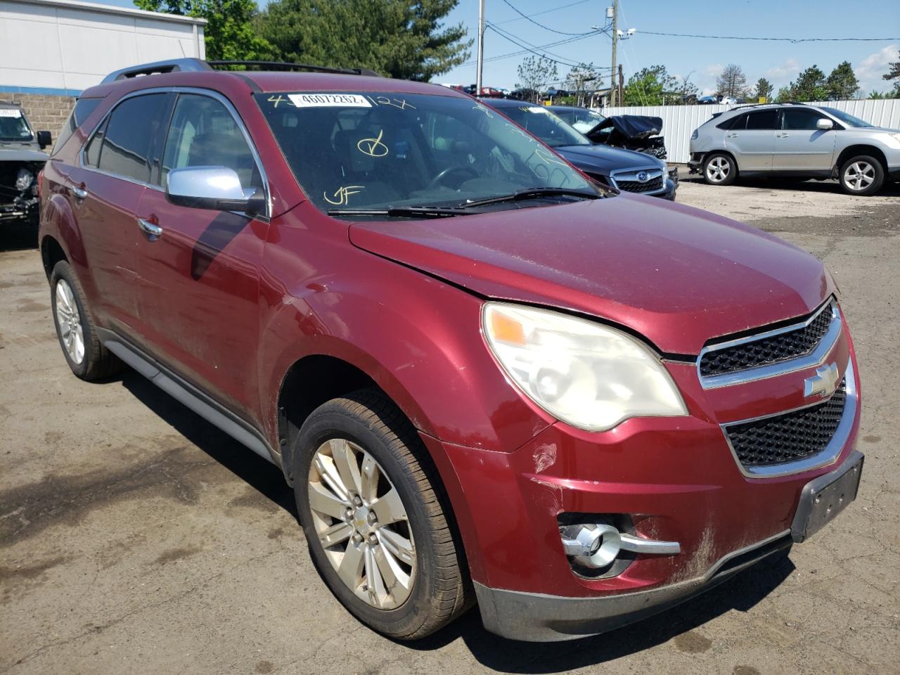 CHEVROLET EQUINOX LT 2011 with VIN 2CNFLNE53B6287066 - Photo from auction