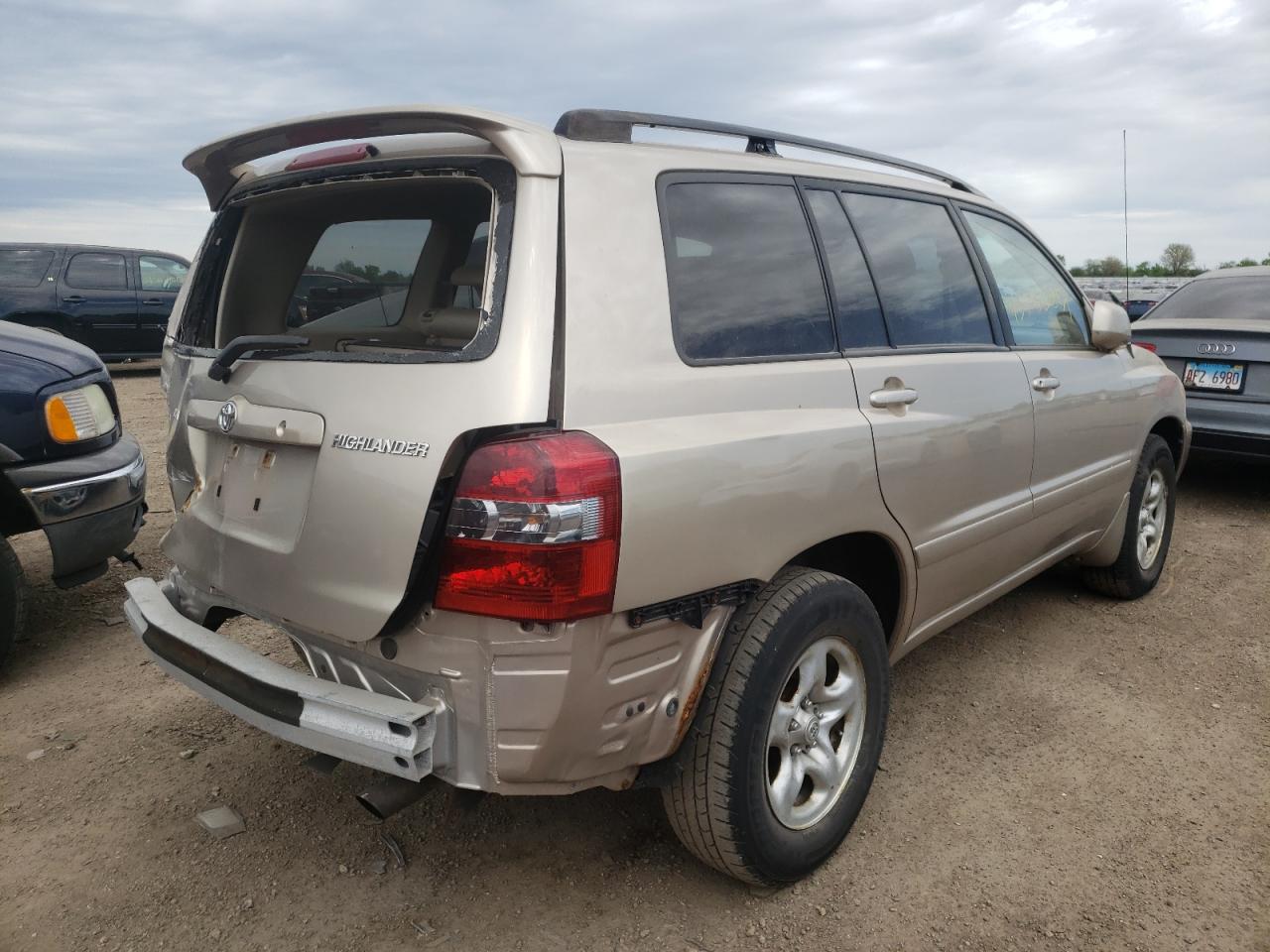 Photo 4 from auction – 2007 TOYOTA HIGHLANDER with VIN JTEGD21A170168919